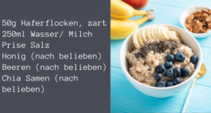 gesundes Abnehmen Rezepte - Porridge